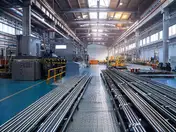 Eine Lagerhalle mit Produkten für Industrietechnik