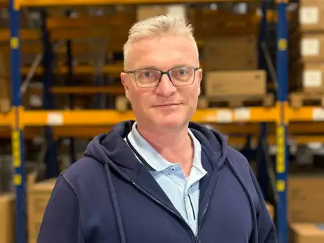 Foto von Dieter Wermeling, Mitarbeiter der Firma Moelle im Vertrieb und Lichtplanung